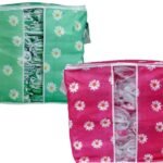 Cloth Storage Bag-Flower-Printed-Green-Non-Woven-Storage-decembery-best-product-page