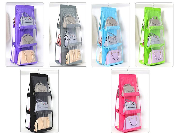 Double-Sided-Transparent-6-Pocket-Foldable-Hanging-Bag-Organizer-decembery-shopify-add-ons